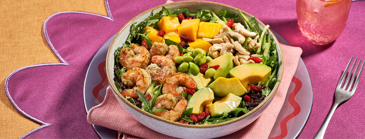 Shrimp Mango Bowl